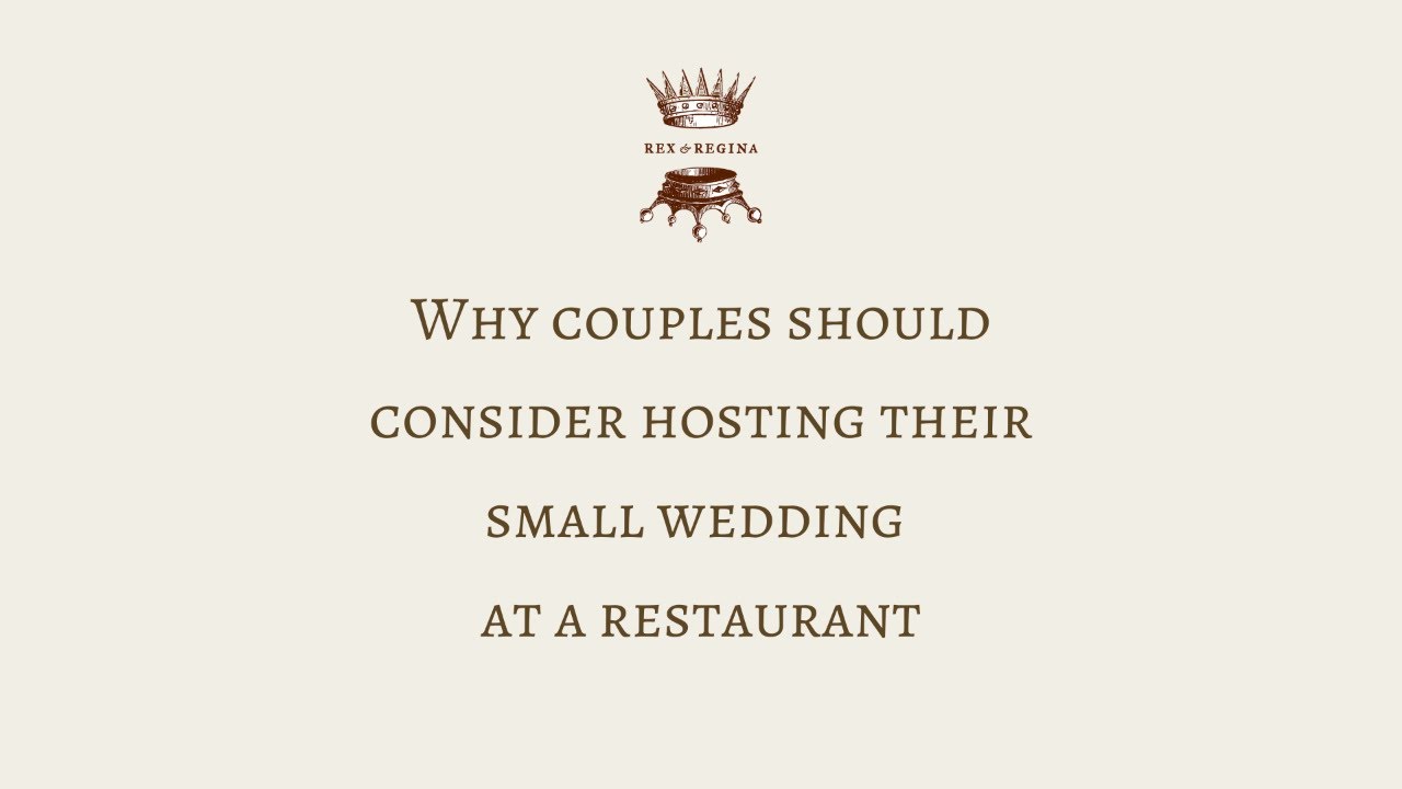 Hosting Small and Micro Weddings at Restaurants