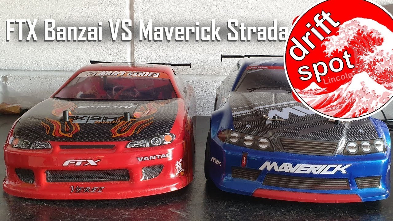 RC Drift FTX Banzai Vs Maverick Strada DC - Drift Spot Lincoln - Drift Diaries Ep3