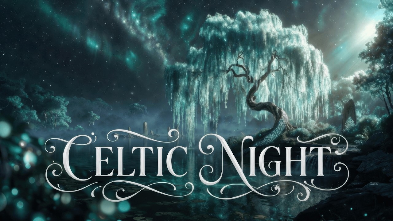 Starlit Lake | Celtic Fantasy Night Ambience | Midnight Serenity | 2+ Hours