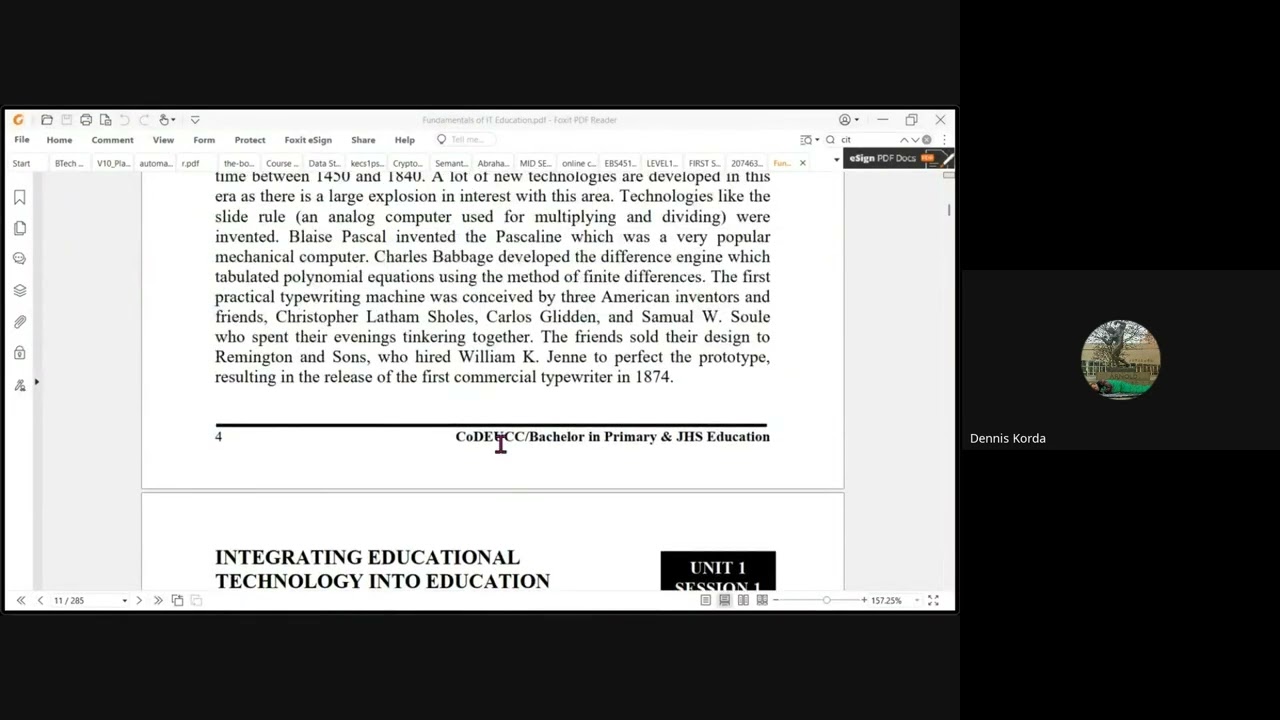 EBS109D FUNDAMENTALS OF I T EDUCATION WEEK 1