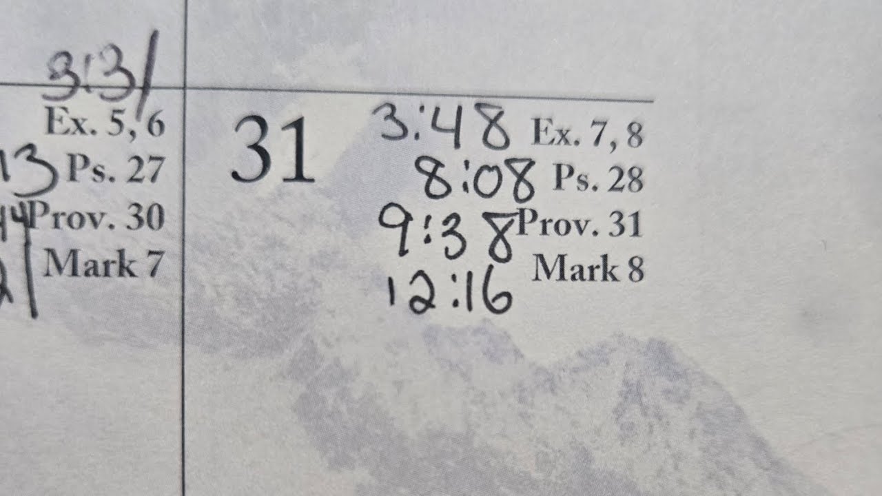 1.31.2026 Bible in a year 