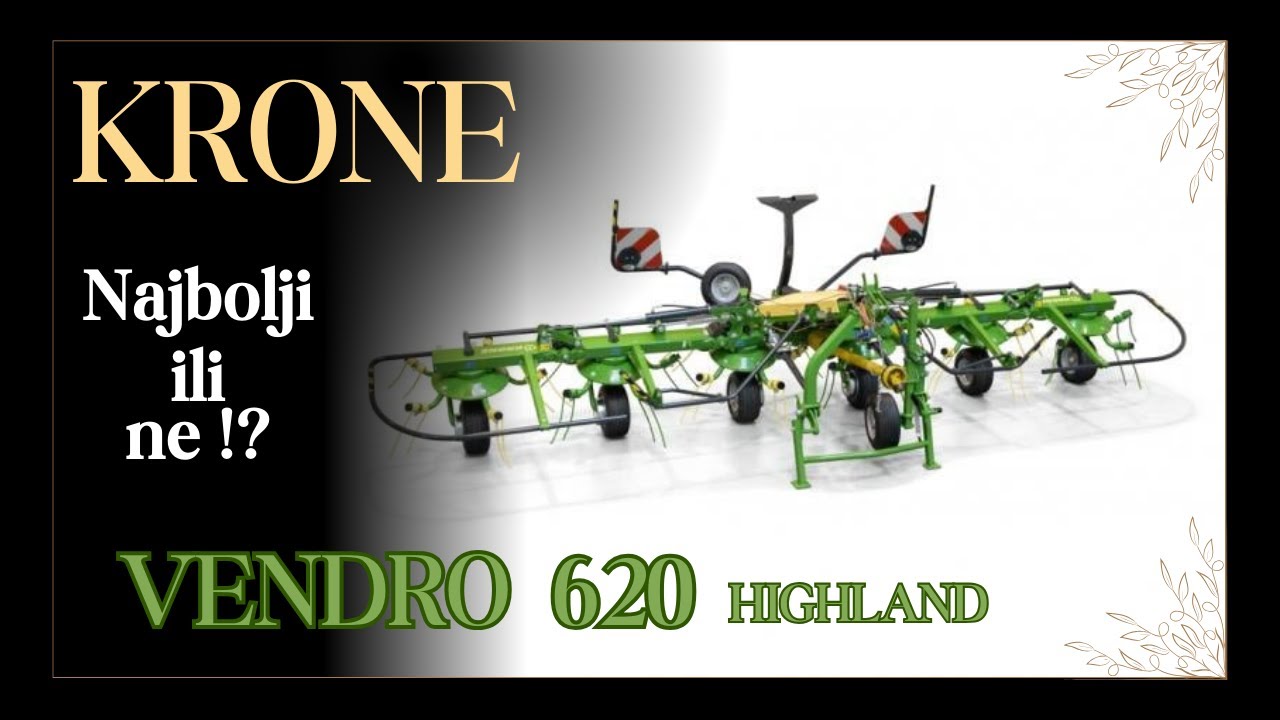 KRONE VENDRO 620 Highland  - IMA LI BOLJI OKRETAČ !?  // Recenzija