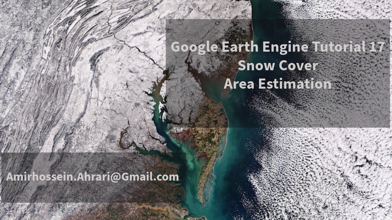 Google Earth Engine Tutorial-17: Snow Cover Area Calculation