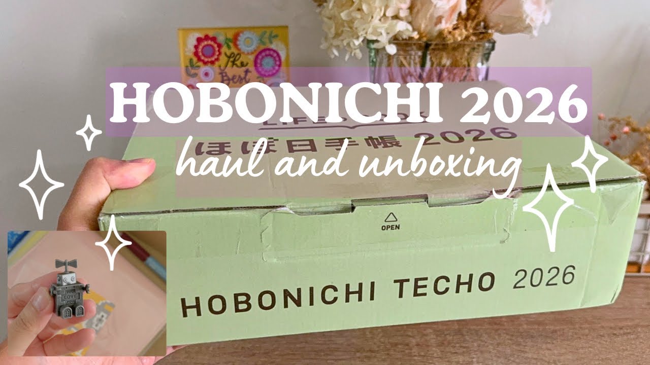 Cozy Hobonichi 2026 Haul 🧸✨ What I Got for the New Year