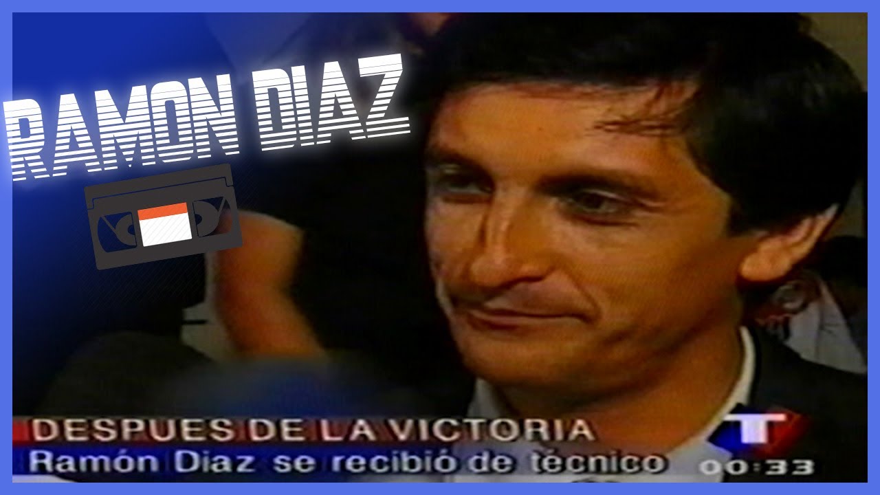 📼Cuando Ramón Diaz se recibió de técnico