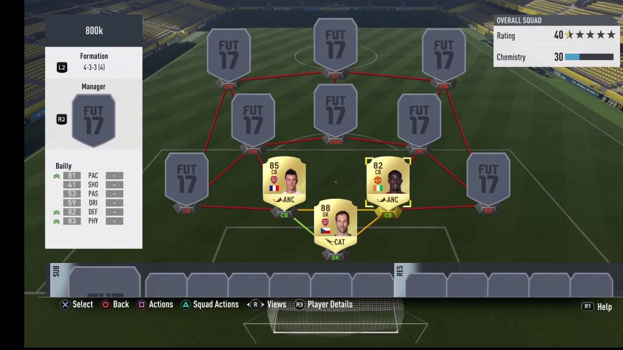 800k Squad Builder FIFA17!!!