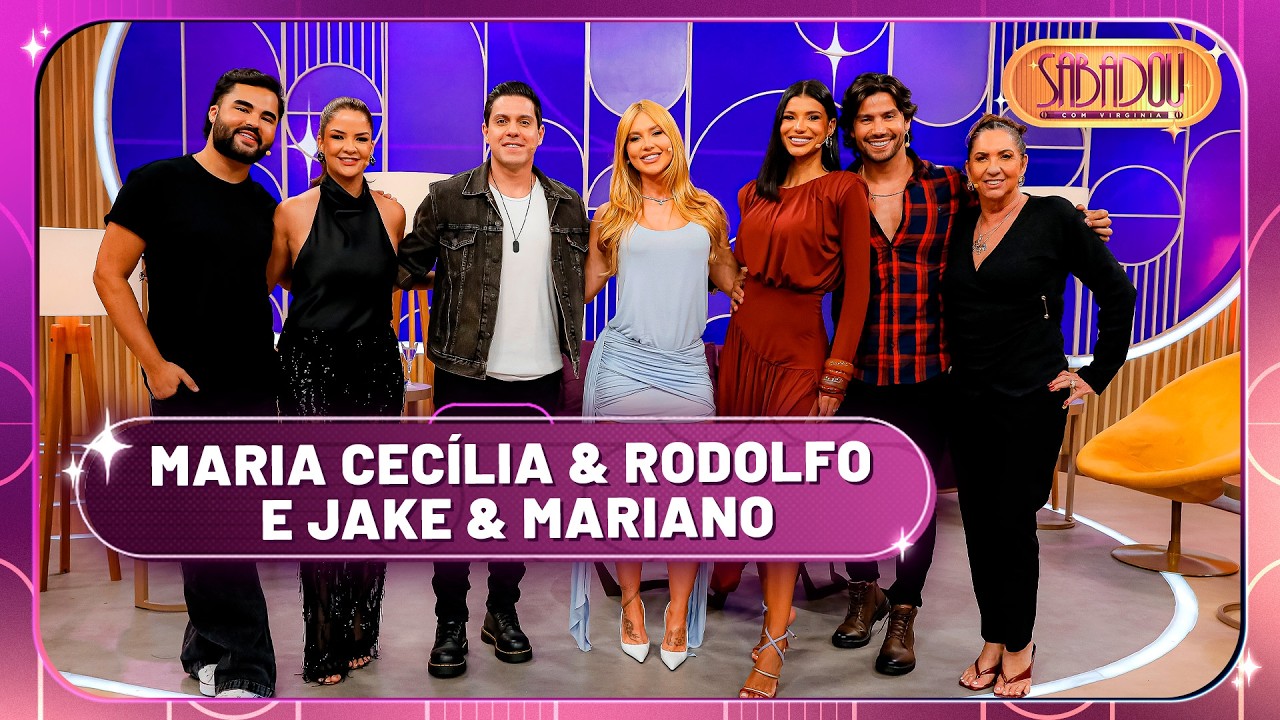 Sabadou com Virginia recebe Maria Cecília, Rodolfo, Mariano e Jake | Sabadou com Virginia (07/03/26)