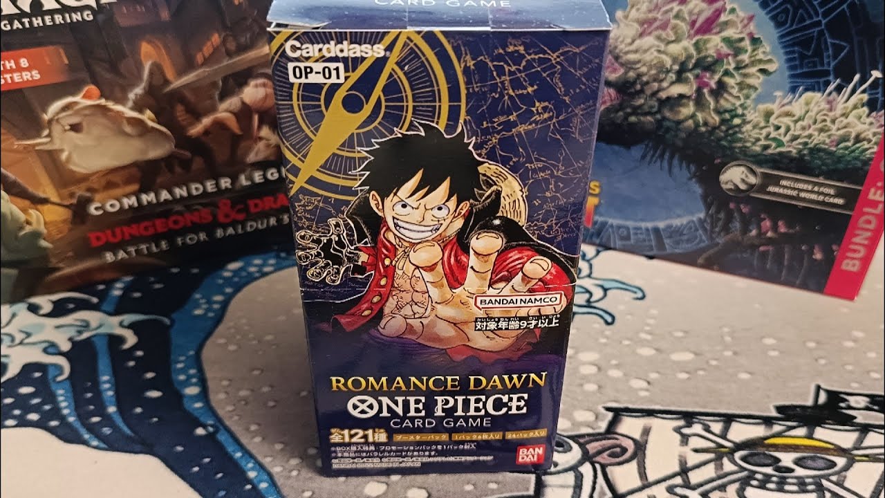 Распаковка карточек One Piece Op-1 