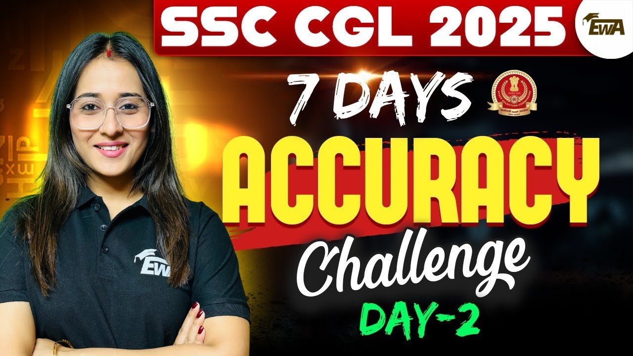 SSC CGL 2025 | 7 Day Accuracy Challenge |  DAY 2 | ENGLISH WITH ANANYA MAM