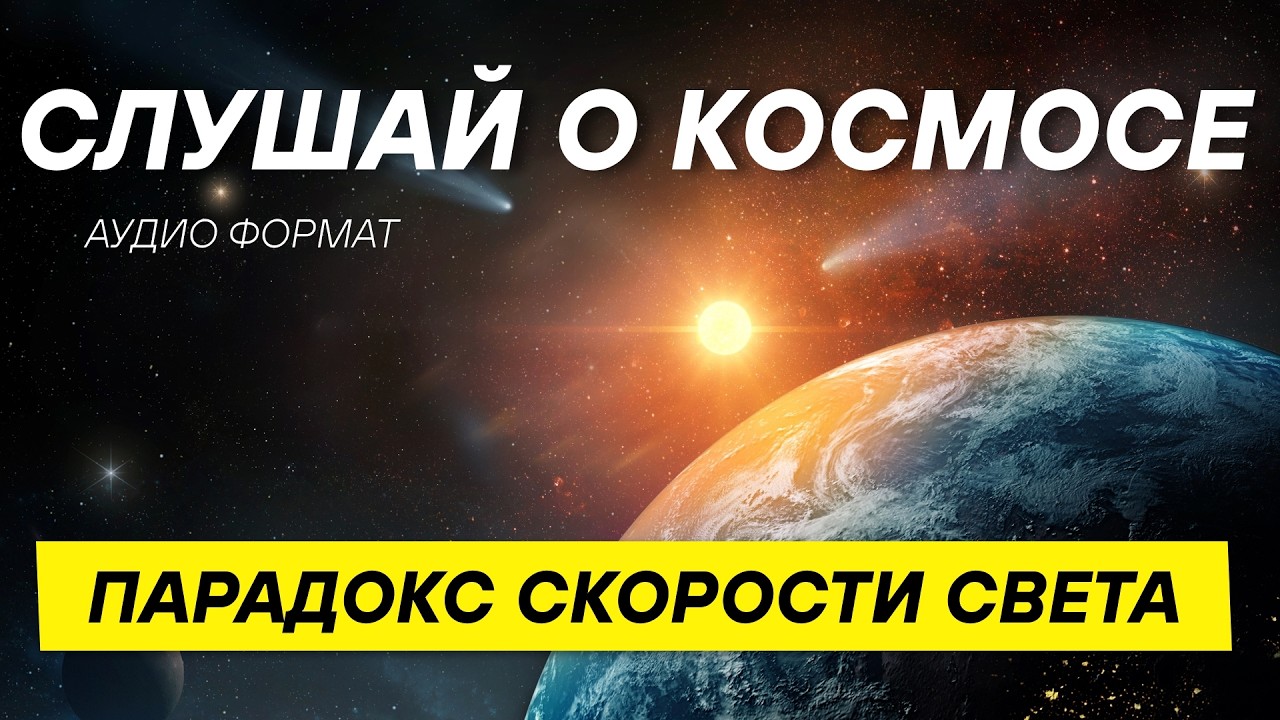 Почему свет кажется ЗАСТЫВШИМ в космосе. ДЛЯ СНА 😴