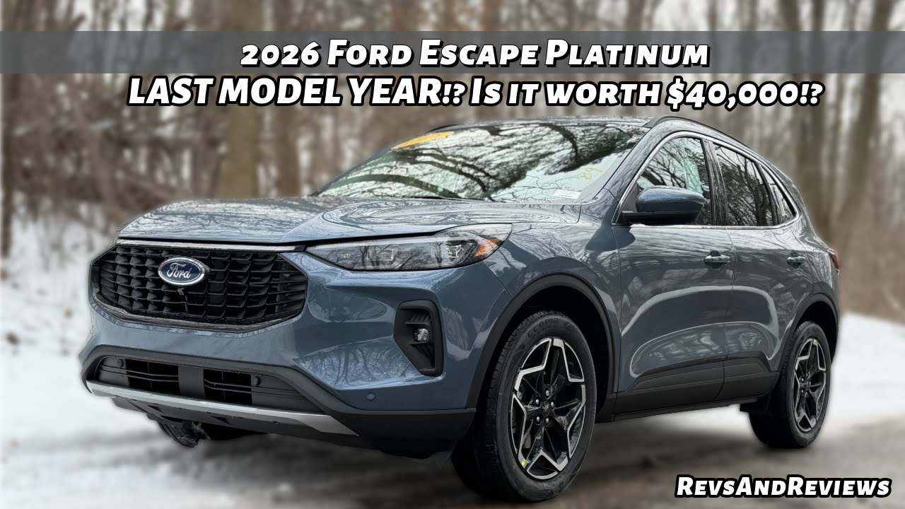 2026 Ford Escape Platinum Test Drive And Review (LAST MODEL YEAR!?)