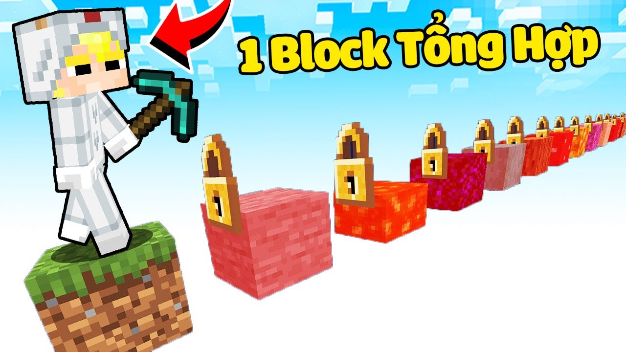Tô Gà Sinh Tồn Trên Tất Cả 1 Block Trong Minecraft! (Tập Đặc Biệt)