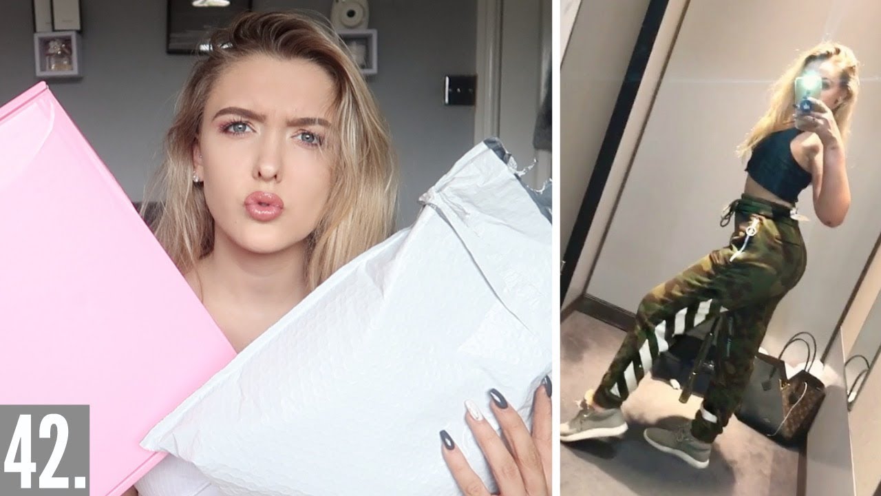 ♡ Shopping For Camo Pants + P.O Box Mail Unboxing! ♡