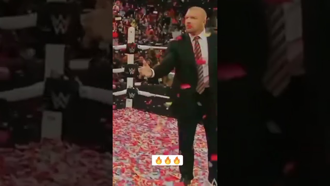 Roman Reigns 🔥 Attacks On Triple-H  #romanreigns #wwe #viral l#youtubeshorts #shorts