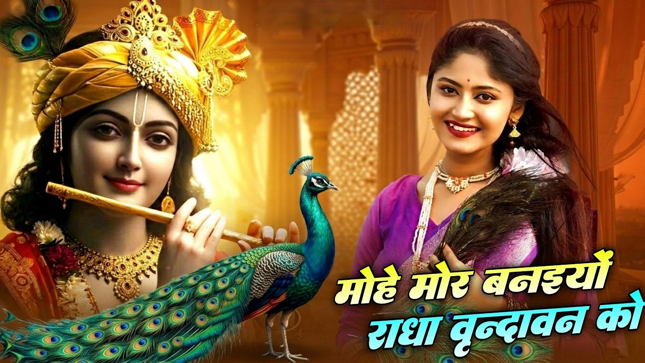 मोहे मोर बनइय्यो राधा |Mohe Mor Banaiyo Radha Apne Vrindavan | Peaceful Radha Krishna Bhajan