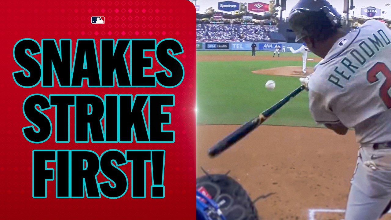 Джеральдо Пердомо открывает счет для &laquo;Даймондбэкс&raquo; в матче открытия сезона против &laquo;Доджерс&raquo;!