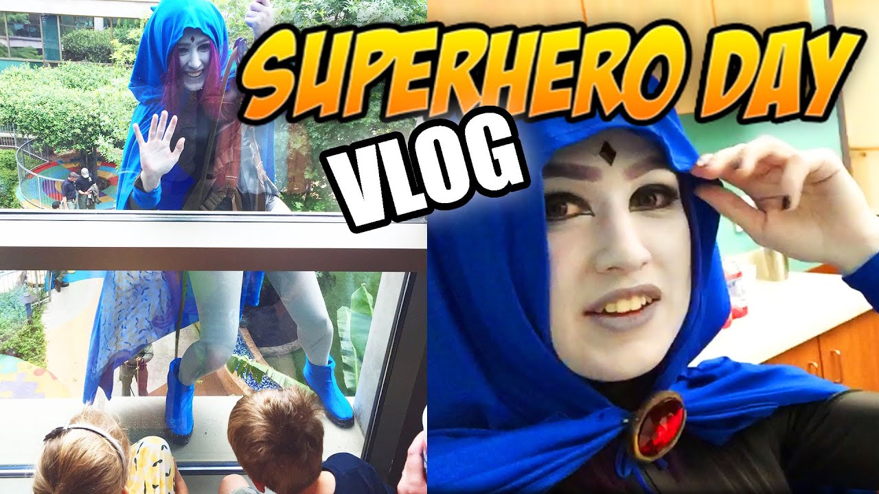 Superheroes go to Dell Children's Hospital! [Vlog]