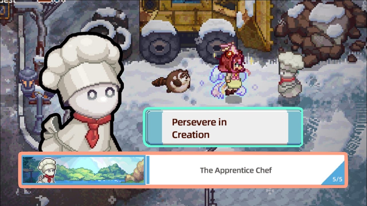 GUIDE Town Exploration, The Apprentice Chef, Persevere In Creation | HARVEST TOWN