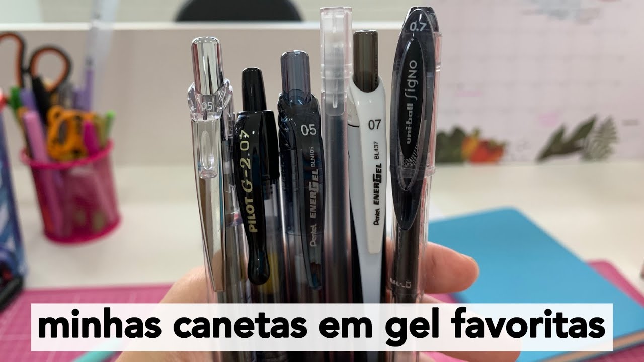 As minhas canetas em gel favoritas 😍