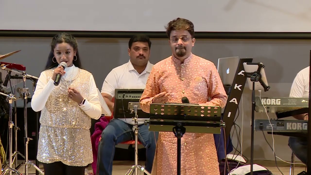 Swarasangam Event-Jeeva Veene Song(Kannada song)- With Playback Singer Ajay Warrier.