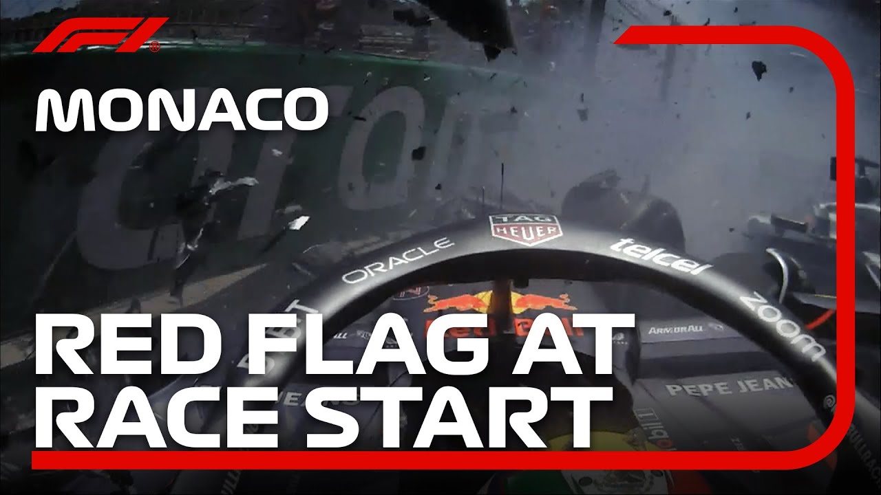 Huge Crash At The Race Start | 2024 Monaco Grand Prix