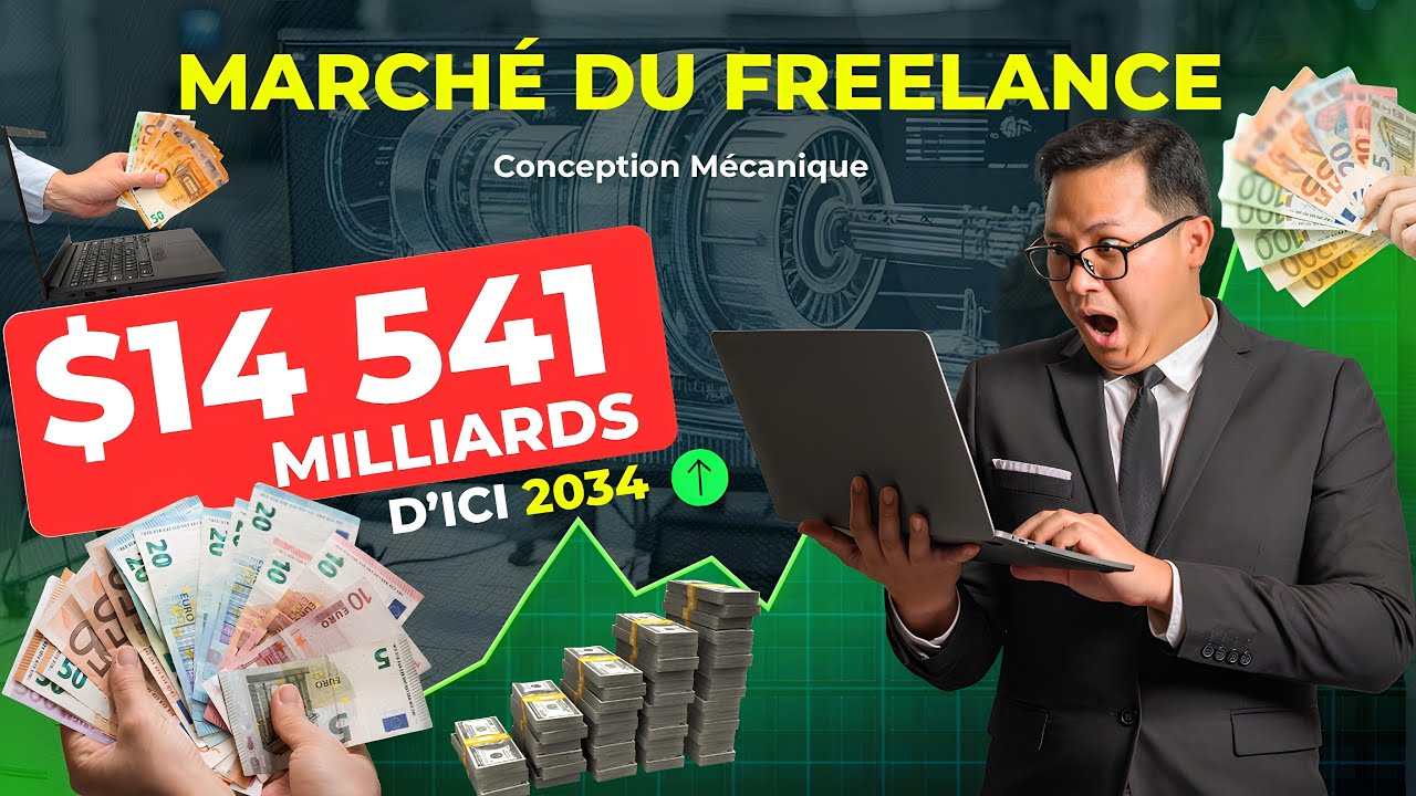 $14 541 Milliards : Le march&eacute; du freelance en conception m&eacute;canique explose 🧰 