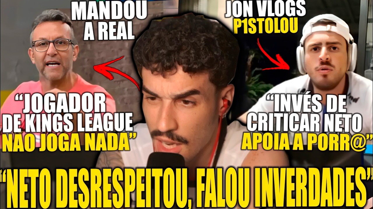 ALLANSTAG MANDOU REAL SOBRE O NETO TER DESMERECIDO A KINGS LEAGUE E JON VLOGS FICOU P1STOLA!