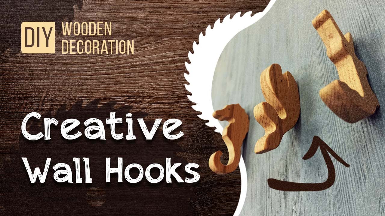 How to Make Animal Wall Hooks. Creative decoration idea. DIY.