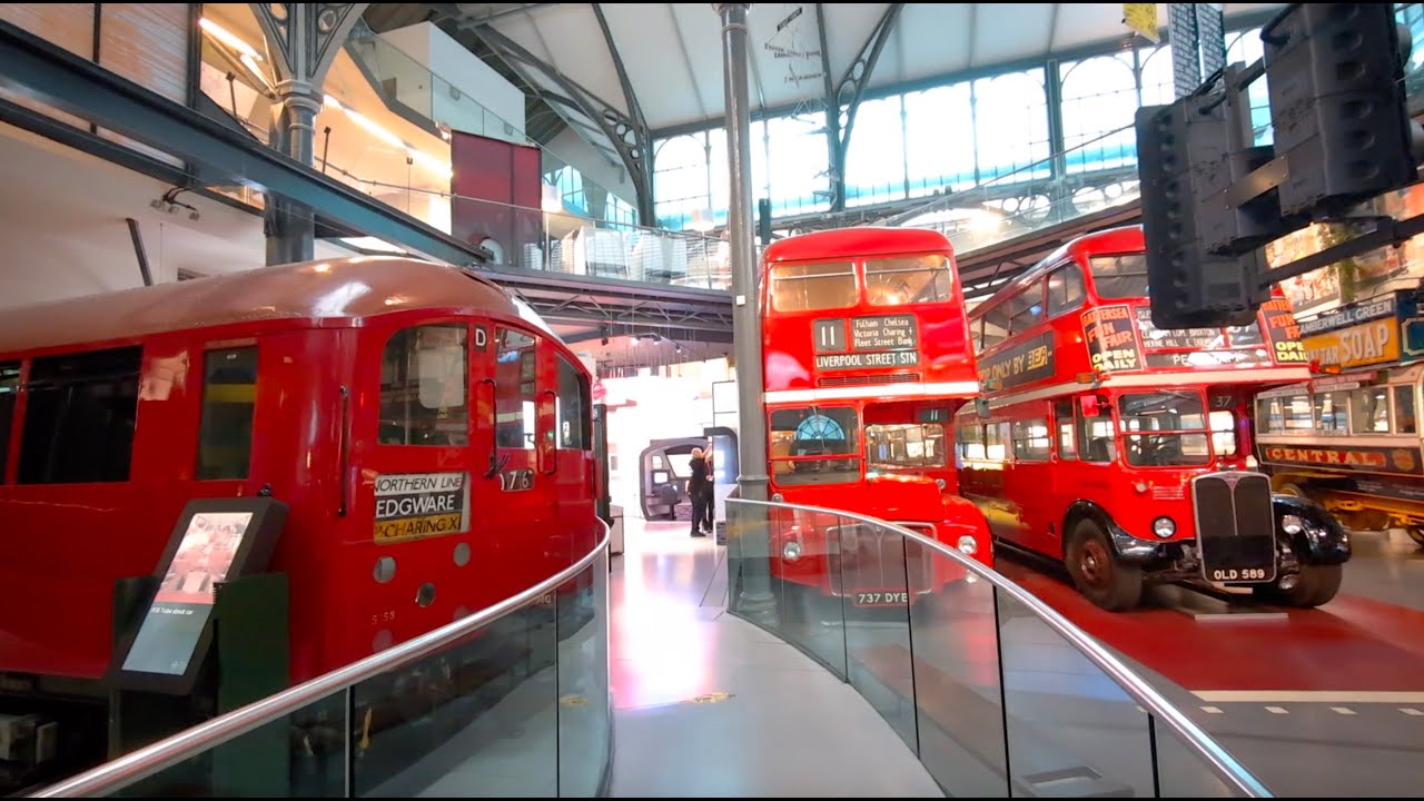 Exploring the London Transport Museum