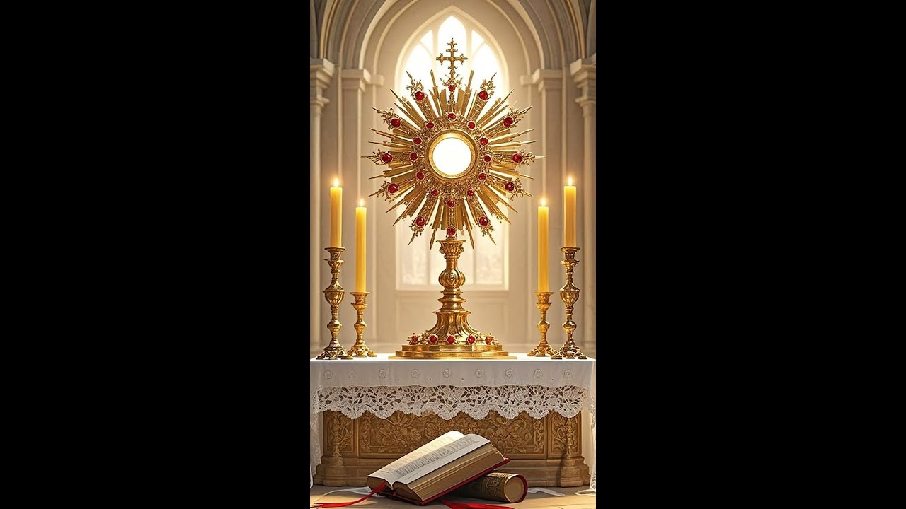 CINQ MINUTES AVEC JÉSUS SACRAMENTÉ – Le Silence Rempli de Grâce