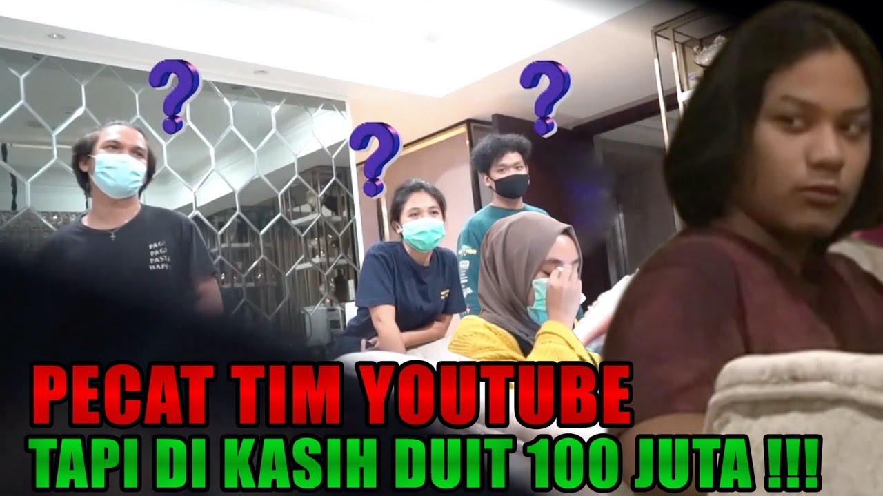 PRANK PECAT TIM YOUTUBE SAMPE ADA YANG NANGIS , ENDINGNYA DIKASIH 100 JUTA