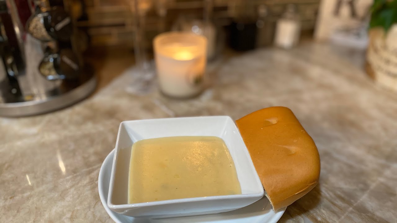 Haitian style corn meal porridge. Labouyi mayi