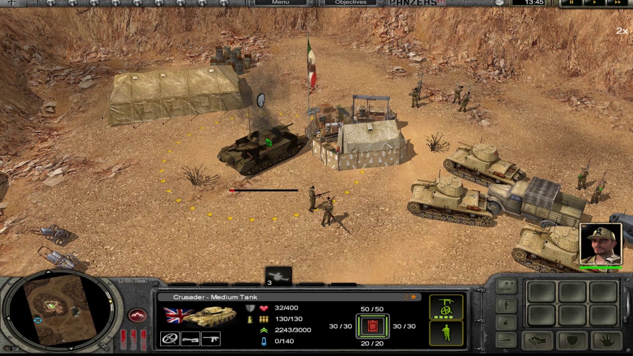 Codename Panzers: Phase Two, Прохождение №1 Axis, Миссия первая