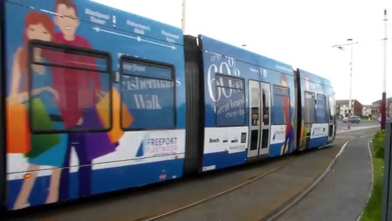 Blackpool's Bombardier Flexity 2 Trams on the Promomade (9th June 2014)