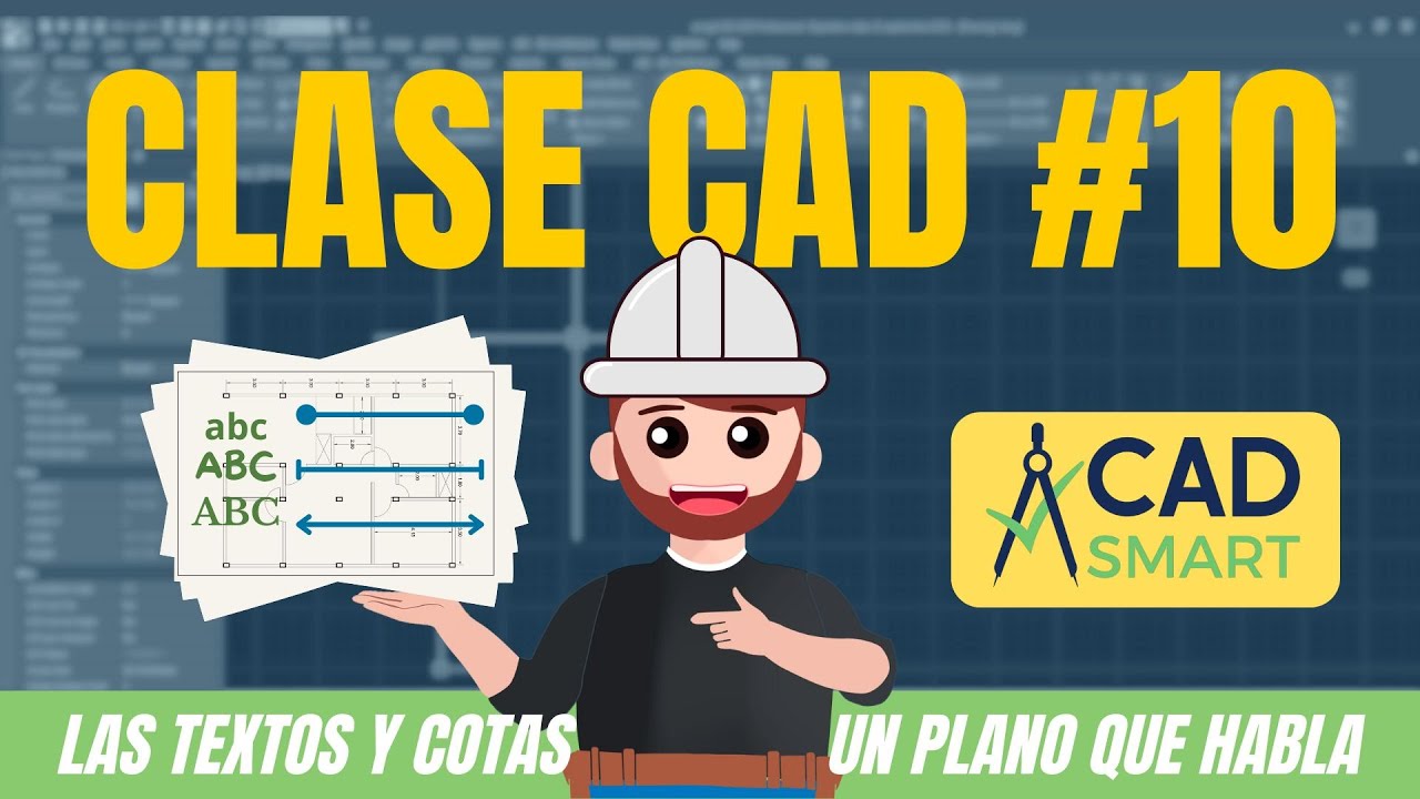 Clase 10: Textos y cotas, Ahora tu plano Habla✏️📐| Autocad + Progecad 🖥️ #cursogratis #CADSmart