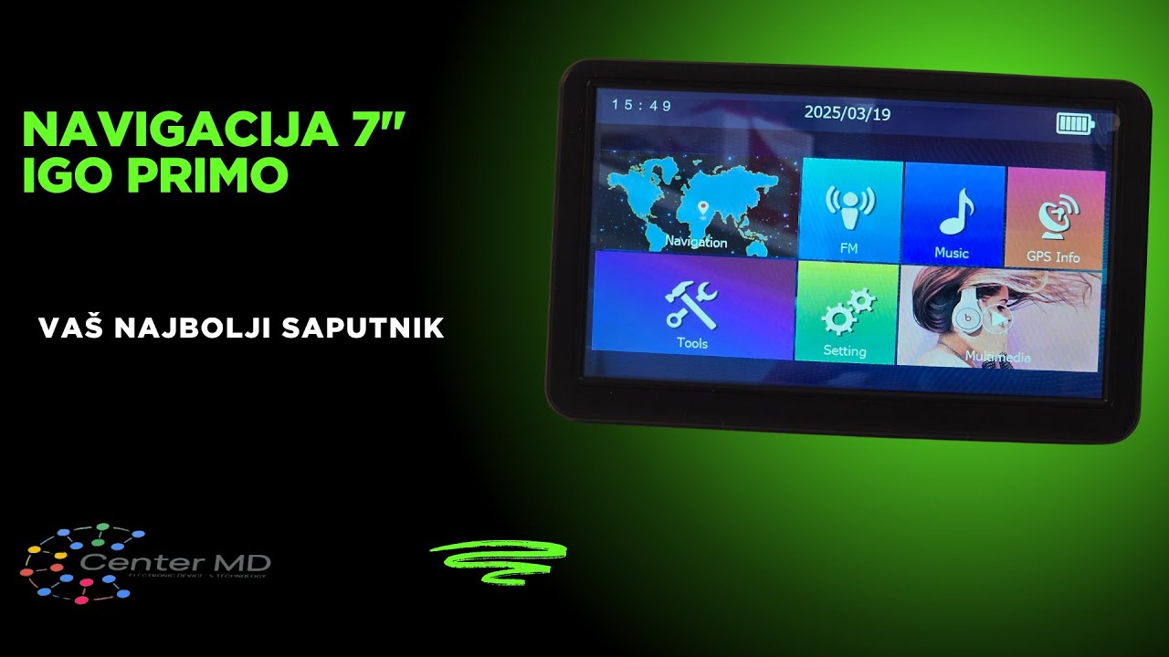 Navigacija Igo primo 7 inči - Navigation Igo primo 7 inches - Center MD
