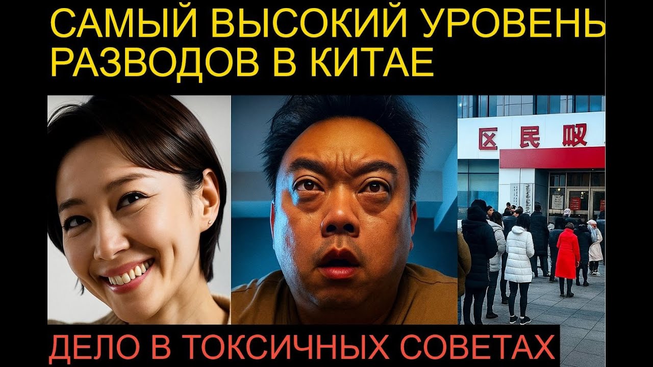 В Китае самое большое число одиноких женщин и самый высокий уровень разводов из-за ТОКСИЧНЫХ СОВЕТОВ