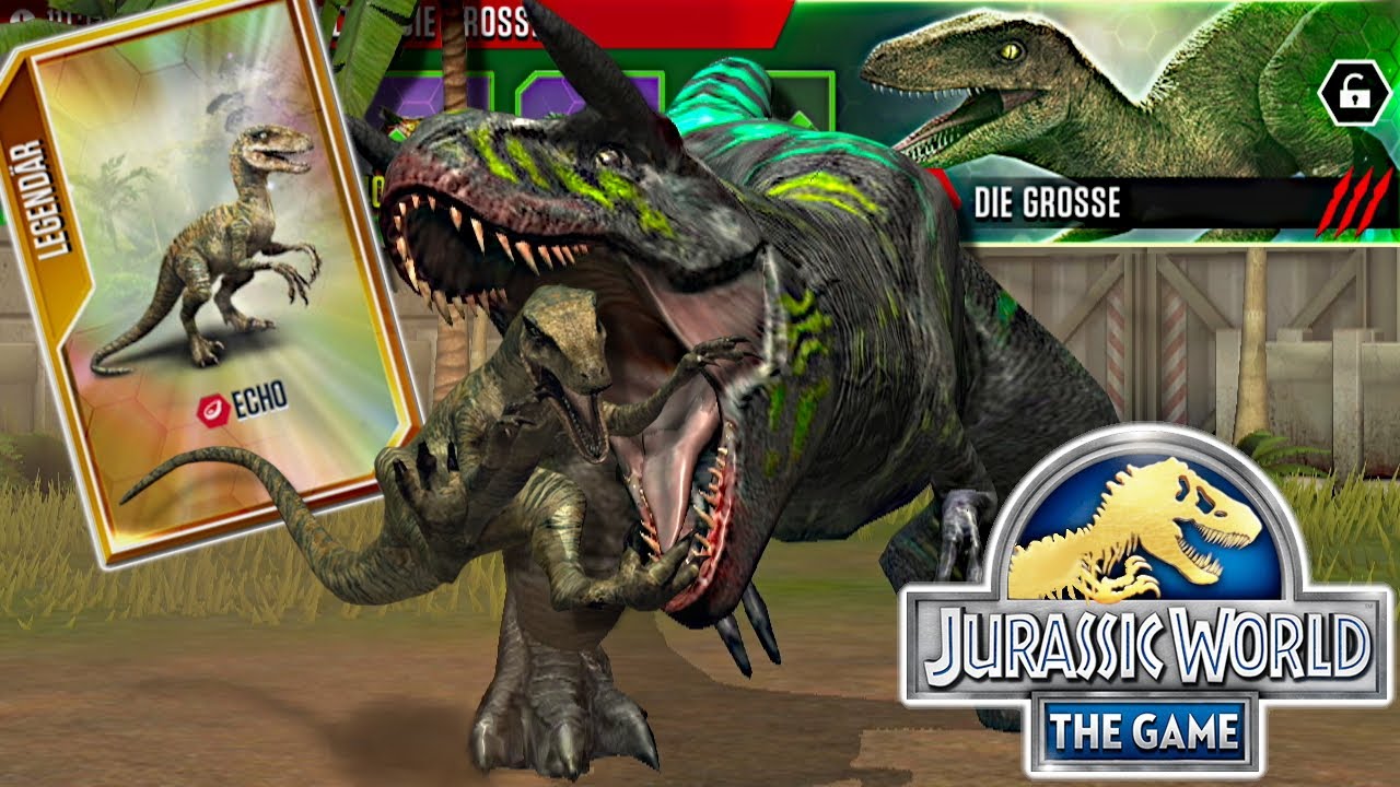 Jurassic World Das Spiel #189 - ALBERTOSAURUS STUFE 40 😲, Echo + die GROSSE FREISCHALTEN! 🔥