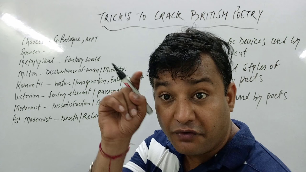 Tricks to crack British poetry