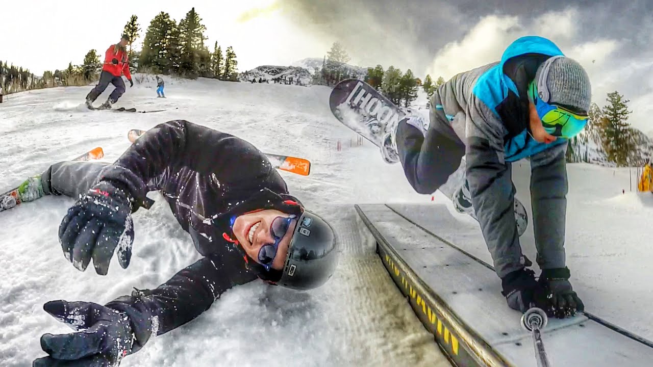 CRAZY SNOWBOARD CRASH!!
