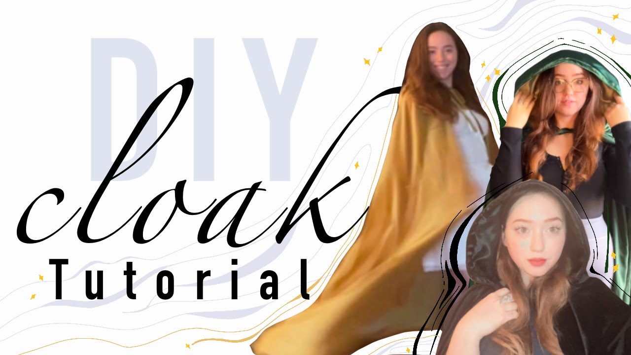 WHO thought it was a good idea to make cloaks go out of style?? DIY Cloak Tutorial