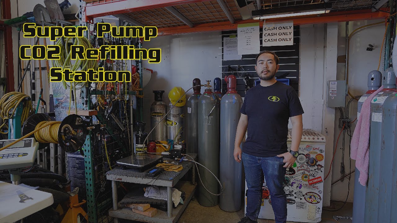 Refilling a Power Tank and Power Shot using a CO2 Super Pump