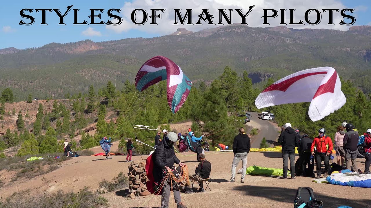 STYLES of MANY PILOTS // A Day of Paragliding at Tenerife EP.#2