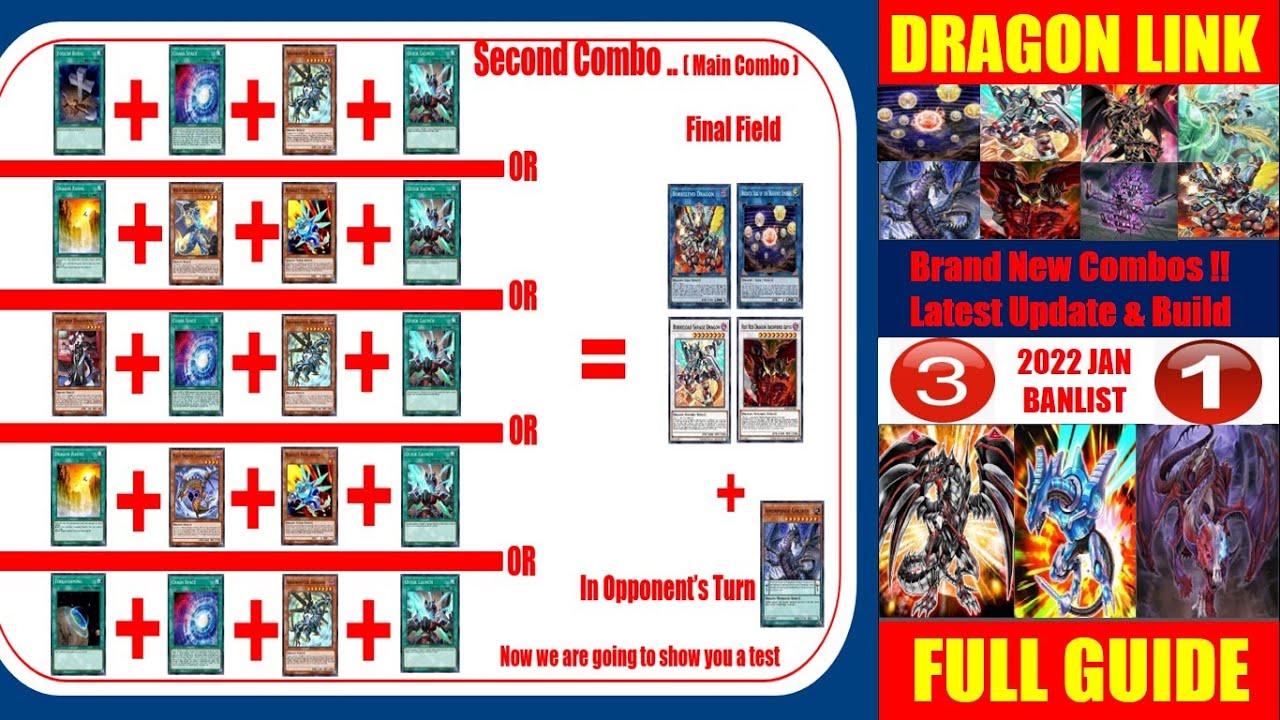 Yugioh Dragon Link Deck Combos Full Guide .. Everything You Need To Know