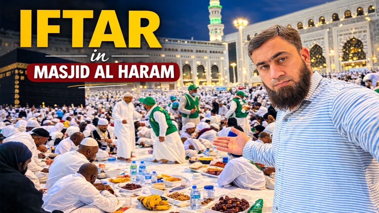 Preparations Of 25Th Ramadan iftar in Masjid al haram.  MAKKAH LIVE TODAY 