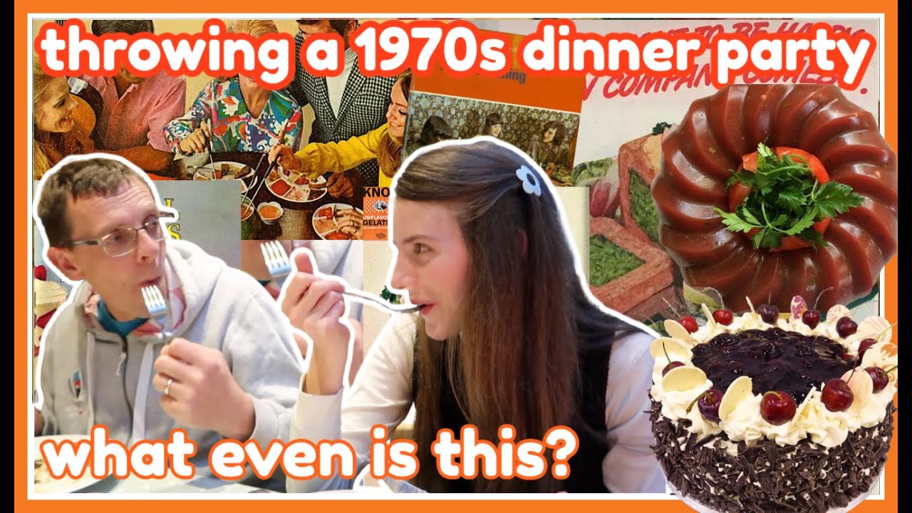 I threw a 1970s Dinner Party for my family