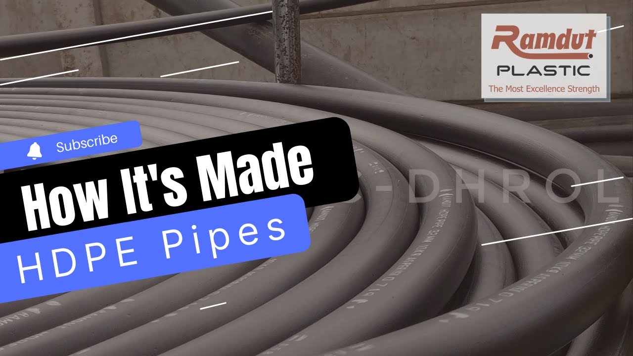 Making of Hdpe (high density polyethylene) pipes
