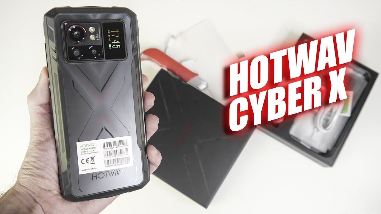 Hotwav Cyber X - очікувана новинка з двома дисплеями!