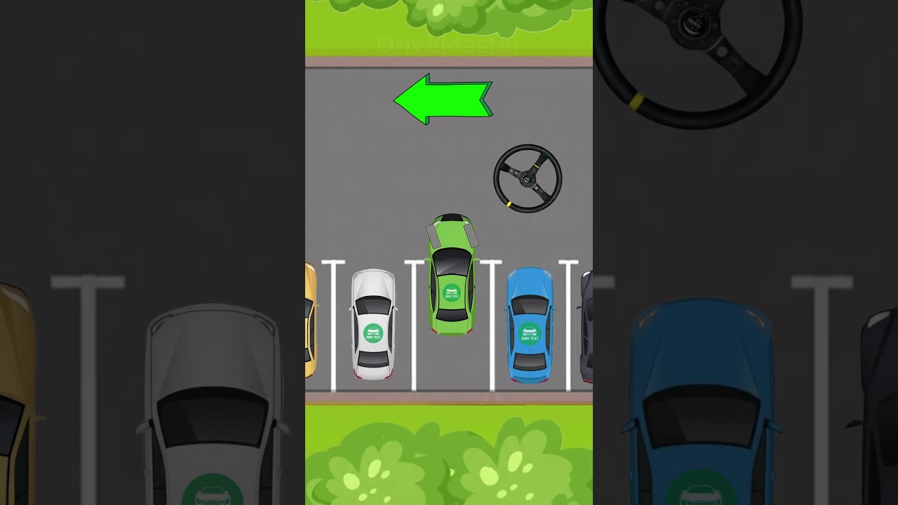 🅿️ Simple Way to Exit a Parking Space Safely #drivingwrittentestdmv #tips #shorts #youtubeshorts