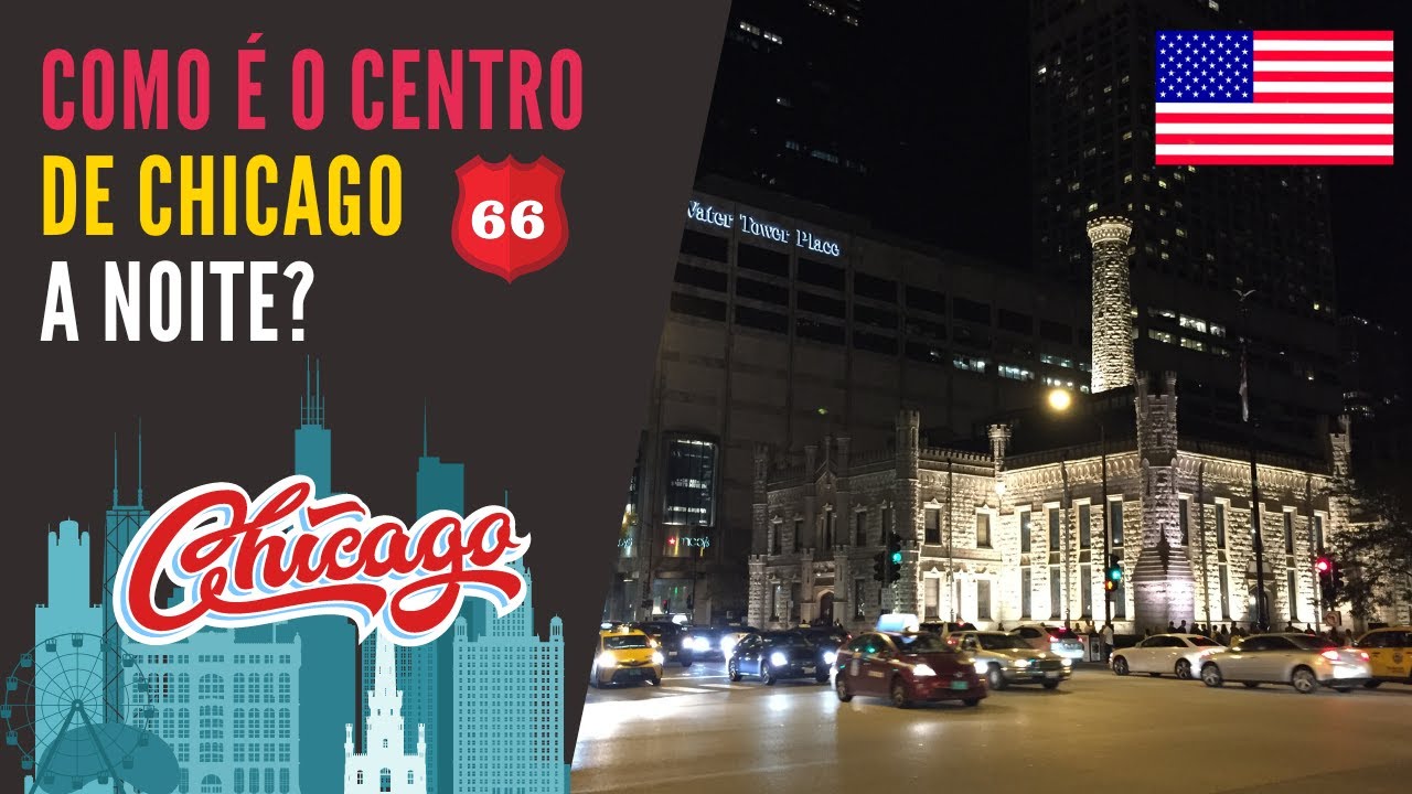 MICHIGAN AVENUE A NOITE - COMO É CHICAGO A NOITE ?‹GATE 2 GATE›